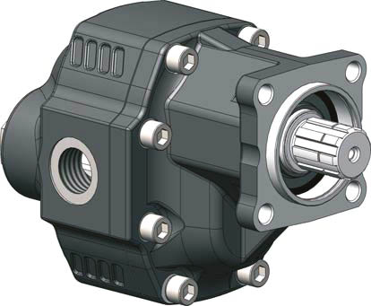 Шестеренный насос NPGH-133 ISO TANDEM DX