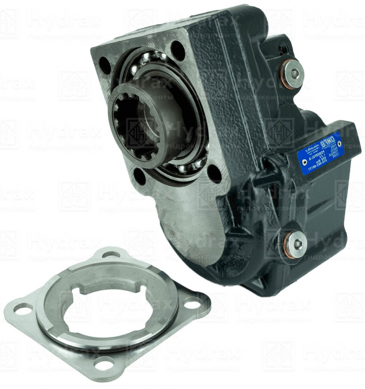 Коробка отбора мощности ISO (400НМ) для КПП ZF 6S, 9S, 16S С с пневмоуправлением