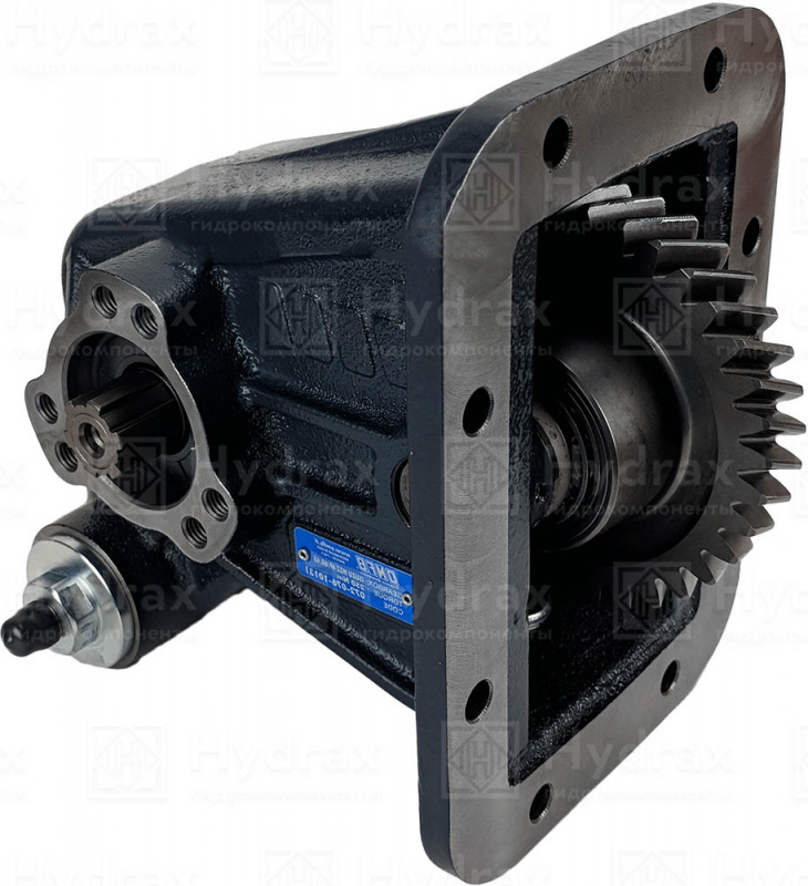 Коробка отбора мощности UNI для КПП ISUZU, HINO MZZ-6F, MZZ-6R, MZZ-6S с пневмоуправлением