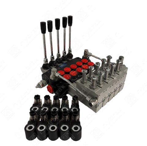 Гидрораспределитель 5P80-VRP-1A1ED3 1A1ED3 1A1ED3 1A1ED3 1A1ED3 G KZ1 CEED2-VR 24V (P80DY-5OT)